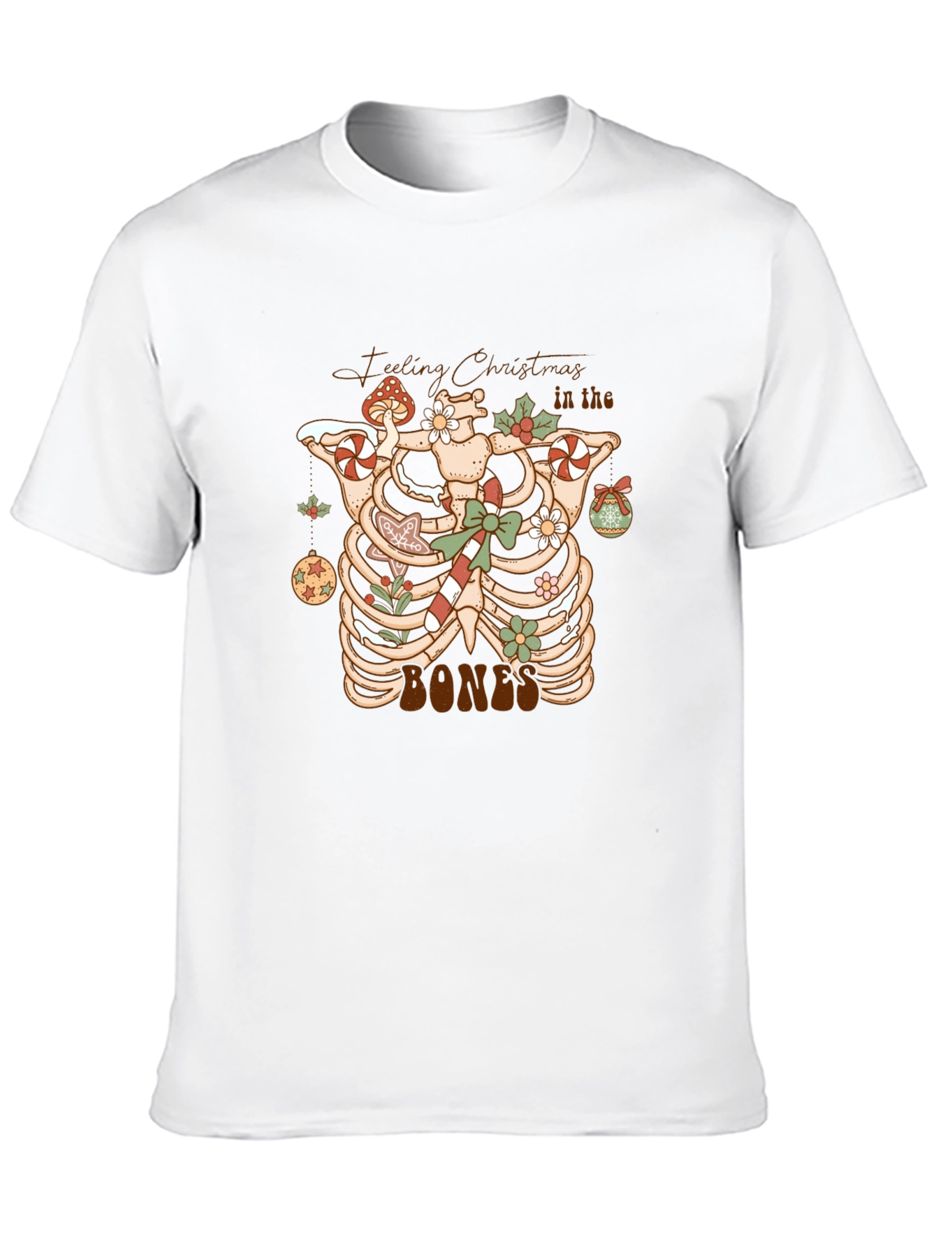 Camiseta Festiva Navidad en los Huesos