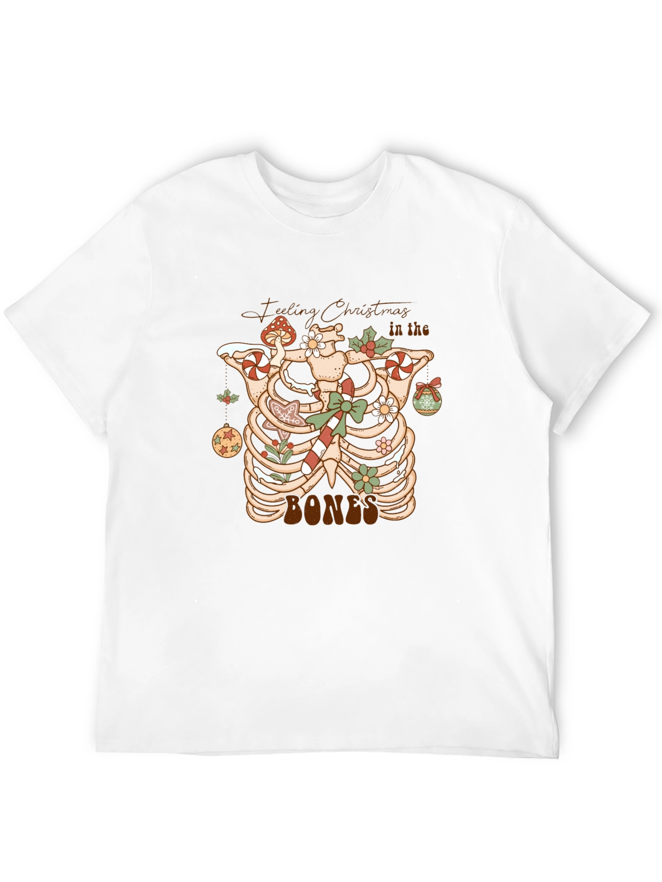 Camiseta Festiva Navidad en los Huesos
