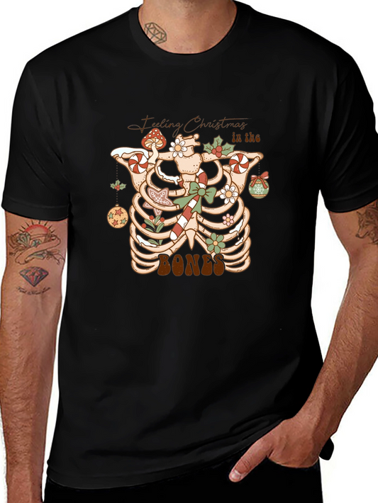 Camiseta Festiva Navidad en los Huesos