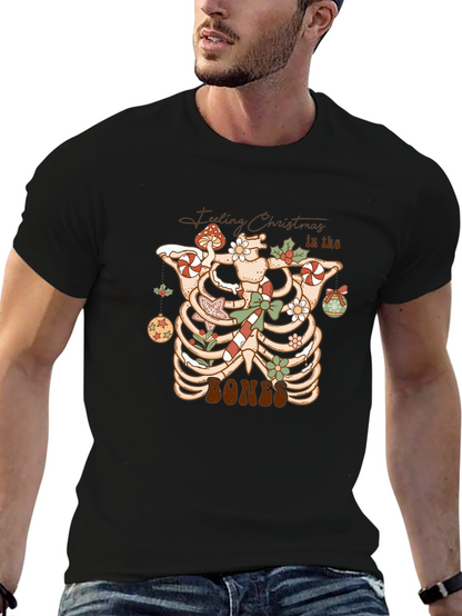 Camiseta Festiva Navidad en los Huesos