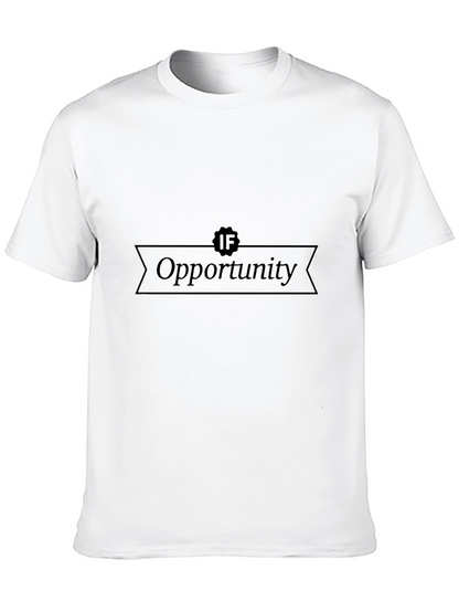 Camiseta Negra Opportunity para Hombre