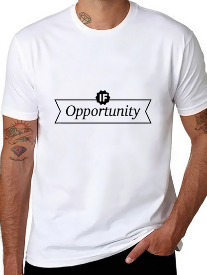Camiseta Negra Opportunity para Hombre