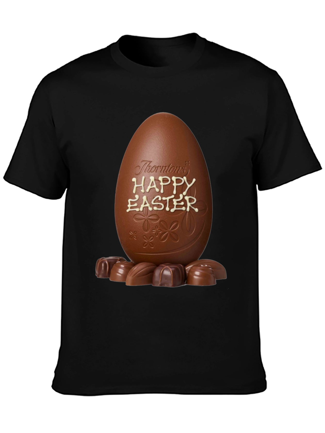 Camiseta Huevo de Pascua Chocolate