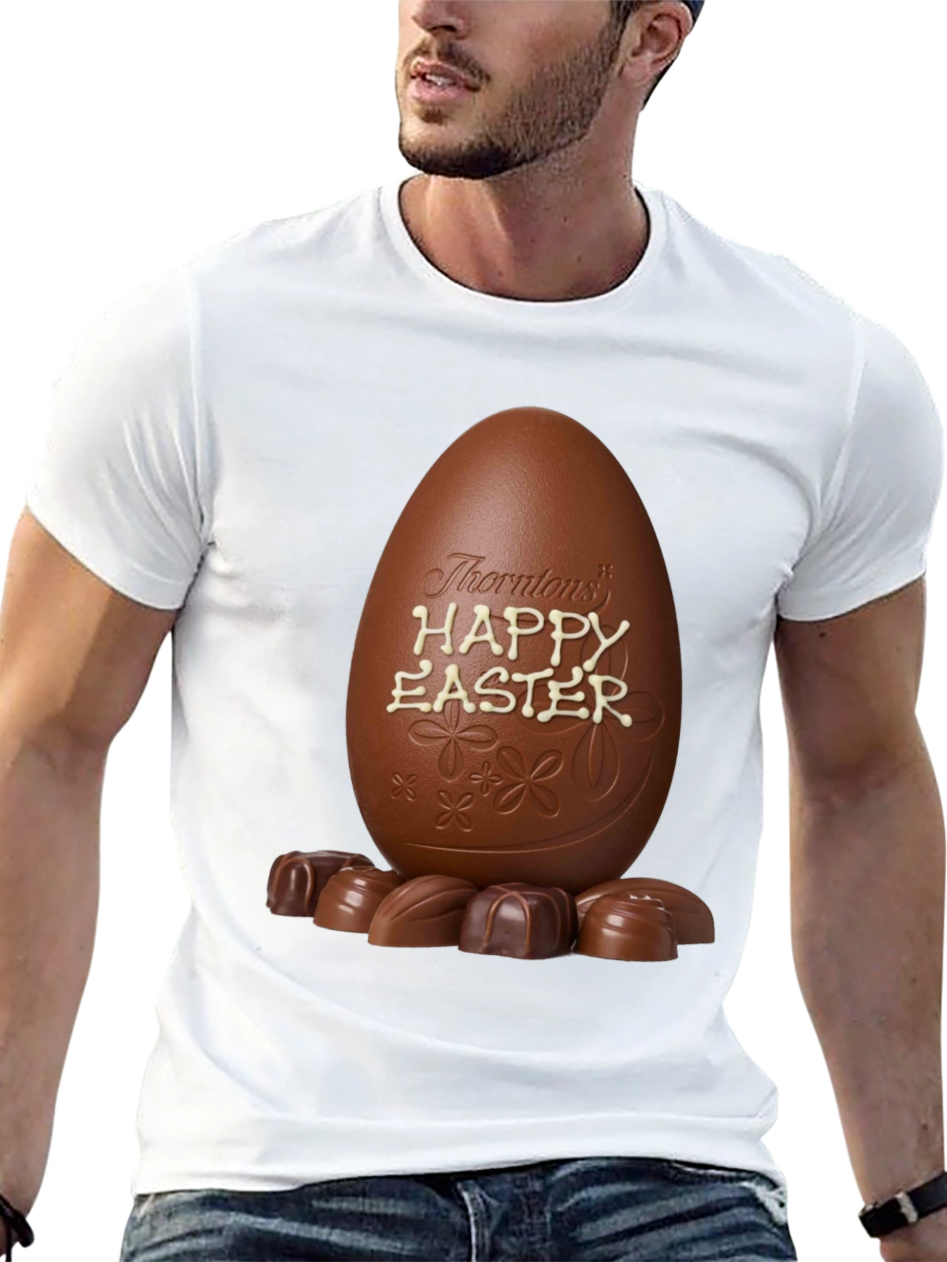 Camiseta Huevo de Pascua Chocolate