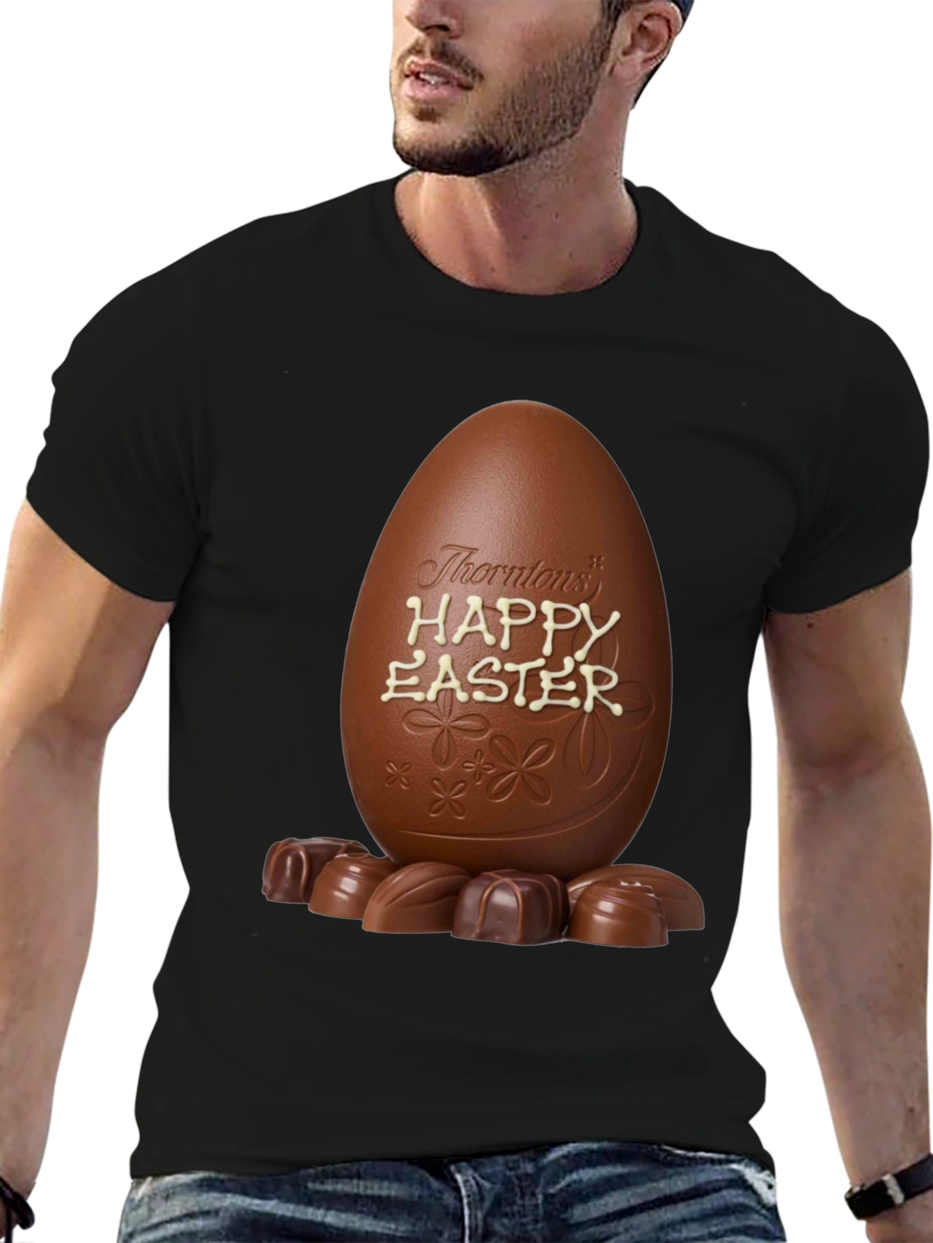 Camiseta Huevo de Pascua Chocolate