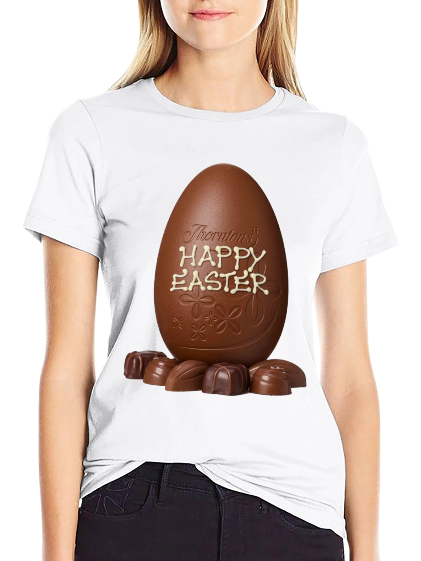 Camiseta Huevo de Pascua Chocolate