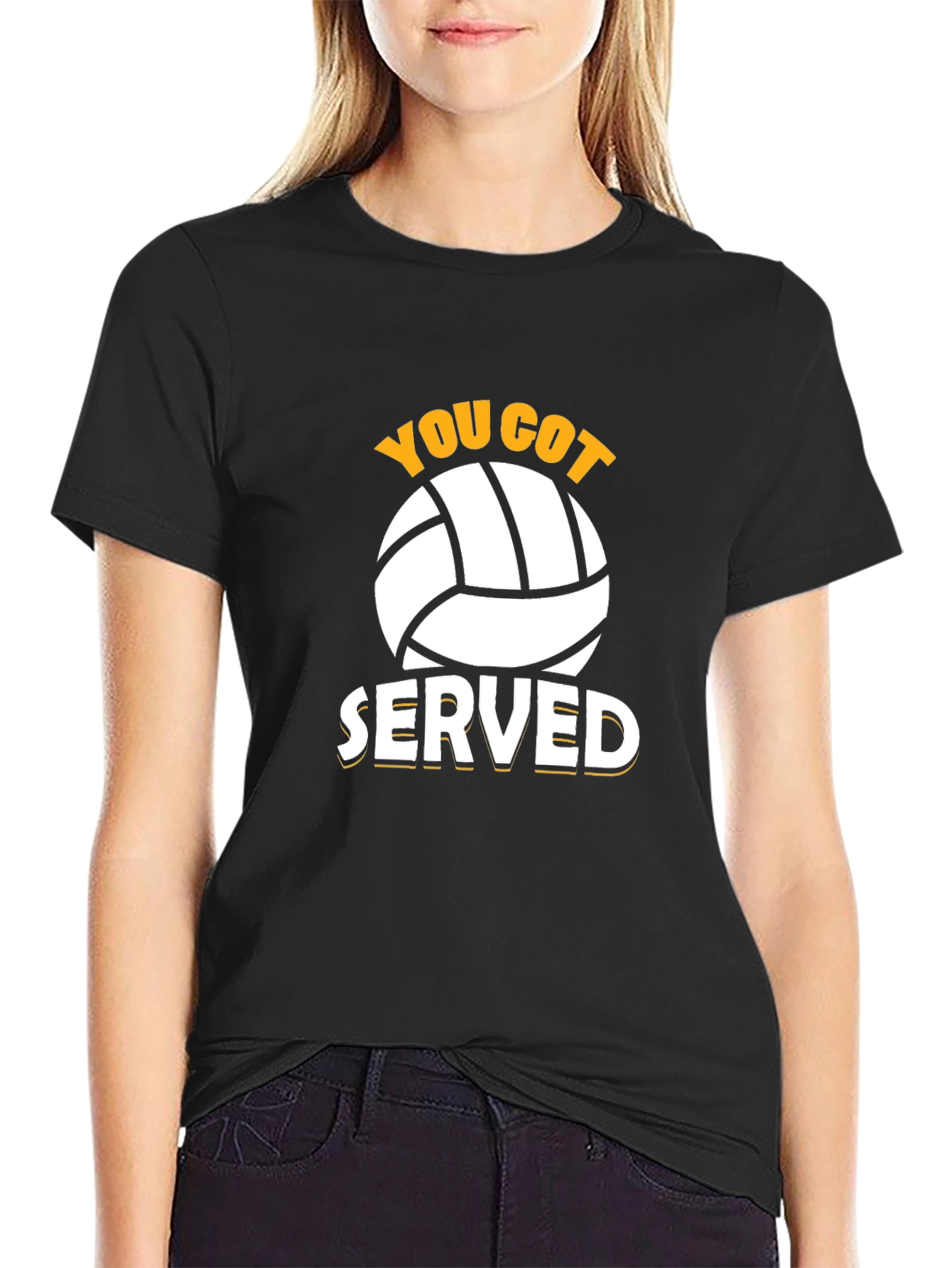 Camiseta Negra You Got Served Voleibol