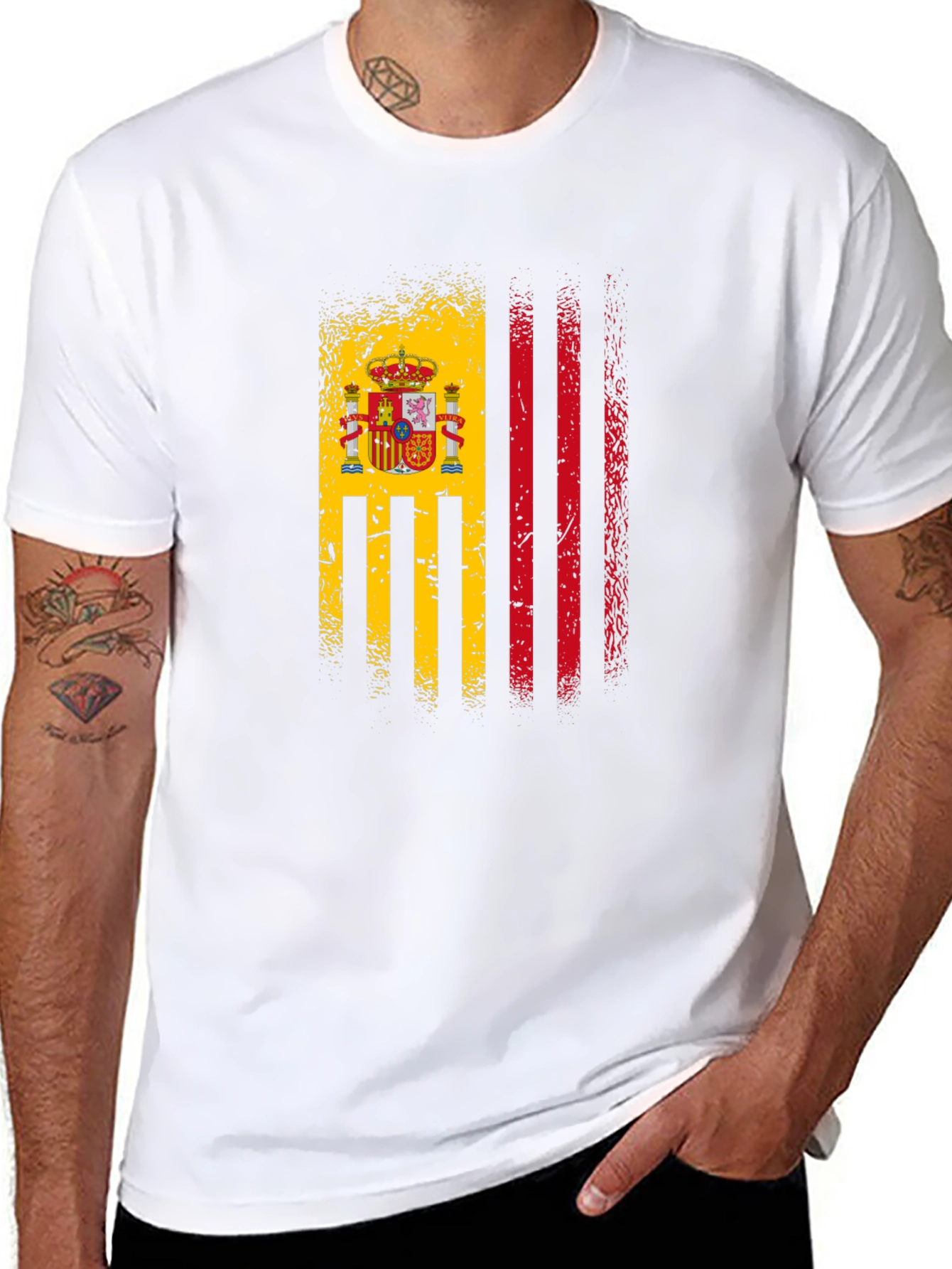 Camiseta España Bandera Grunge