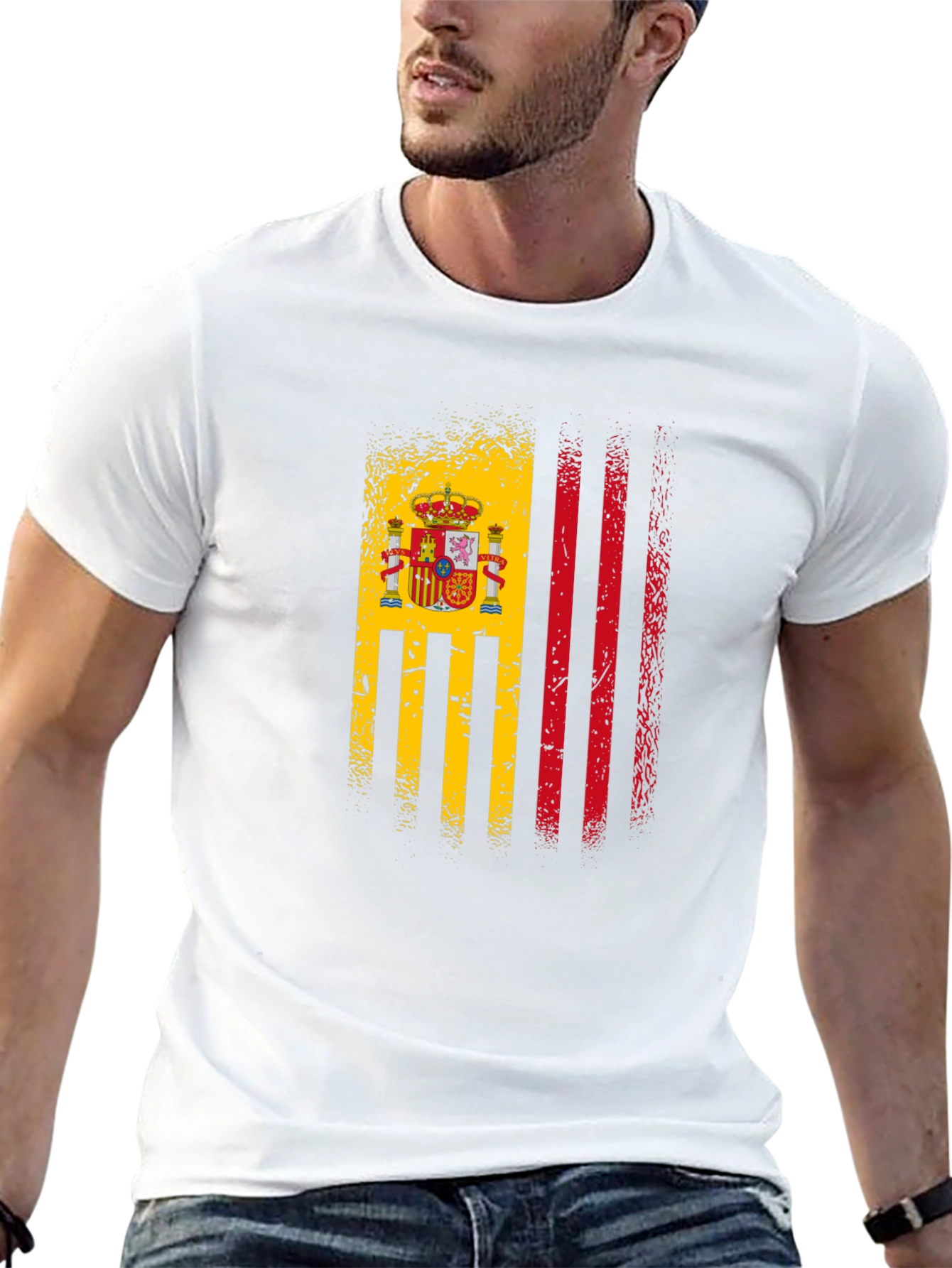 Camiseta España Bandera Grunge