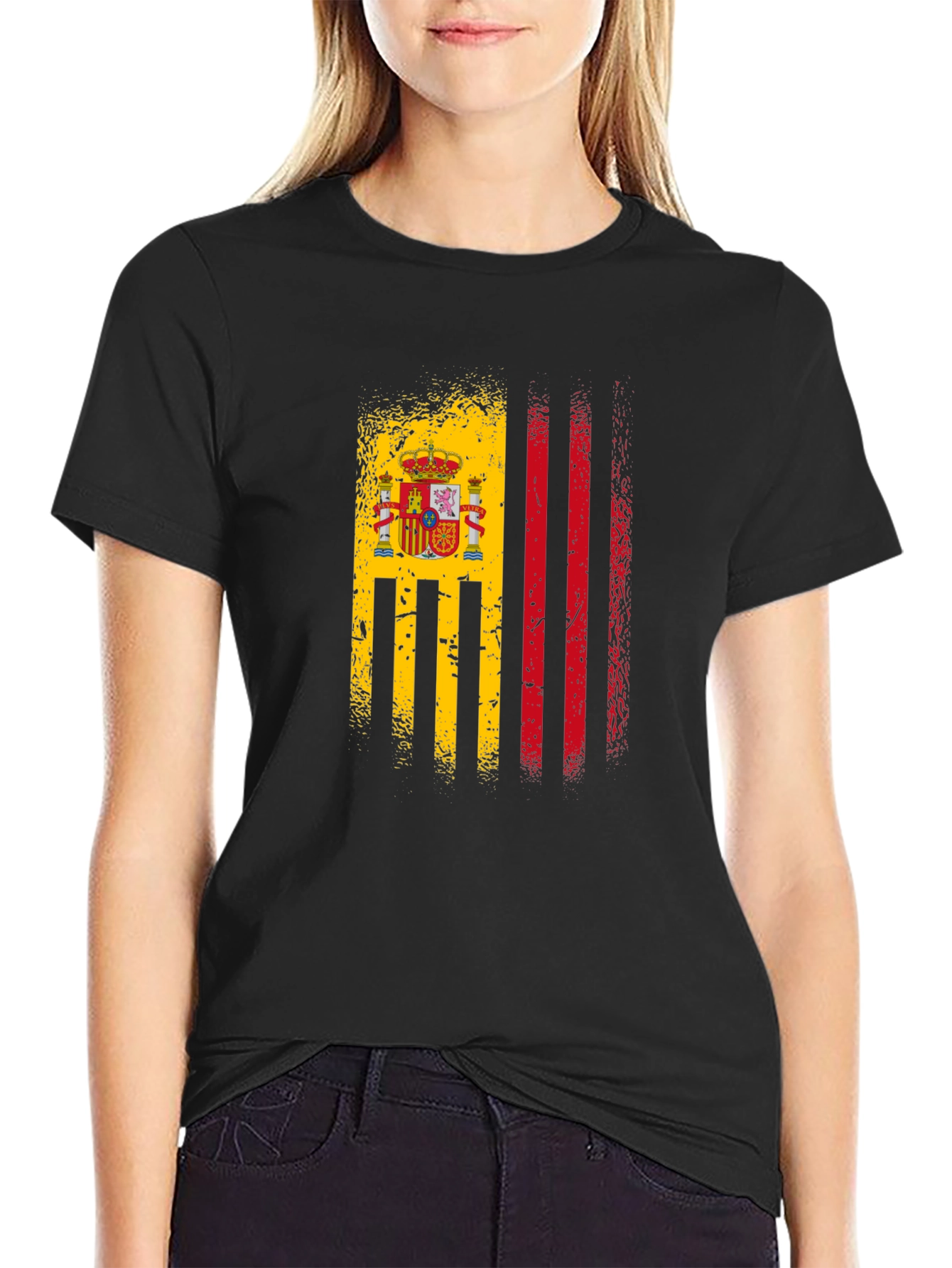 Camiseta España Bandera Grunge