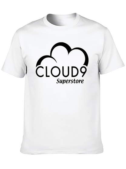 Camiseta Negra Cloud 9 Superstore - Estilo Casual