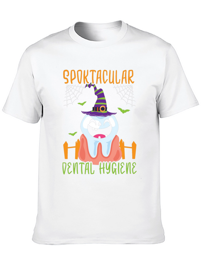 Camiseta Halloween Higiene Dental Espeluznante