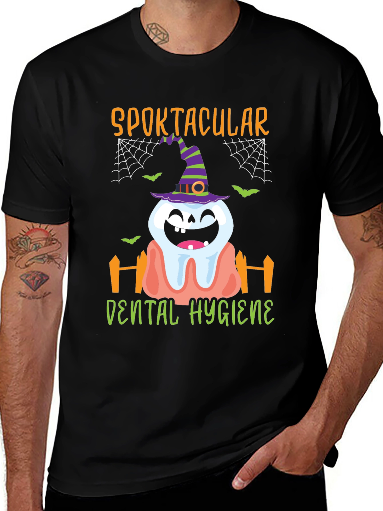 Camiseta Halloween Higiene Dental Espeluznante