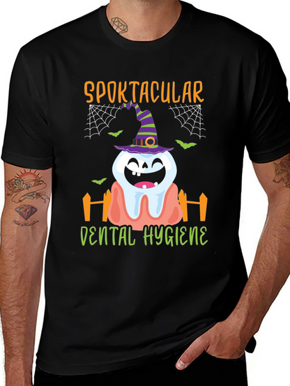 Camiseta Halloween Higiene Dental Espeluznante