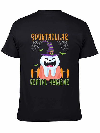 Camiseta Halloween Higiene Dental Espeluznante