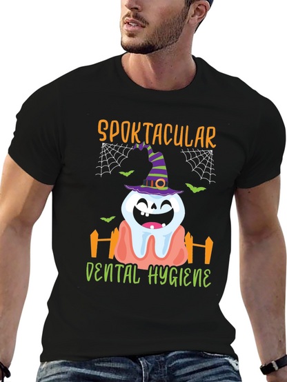Camiseta Halloween Higiene Dental Espeluznante