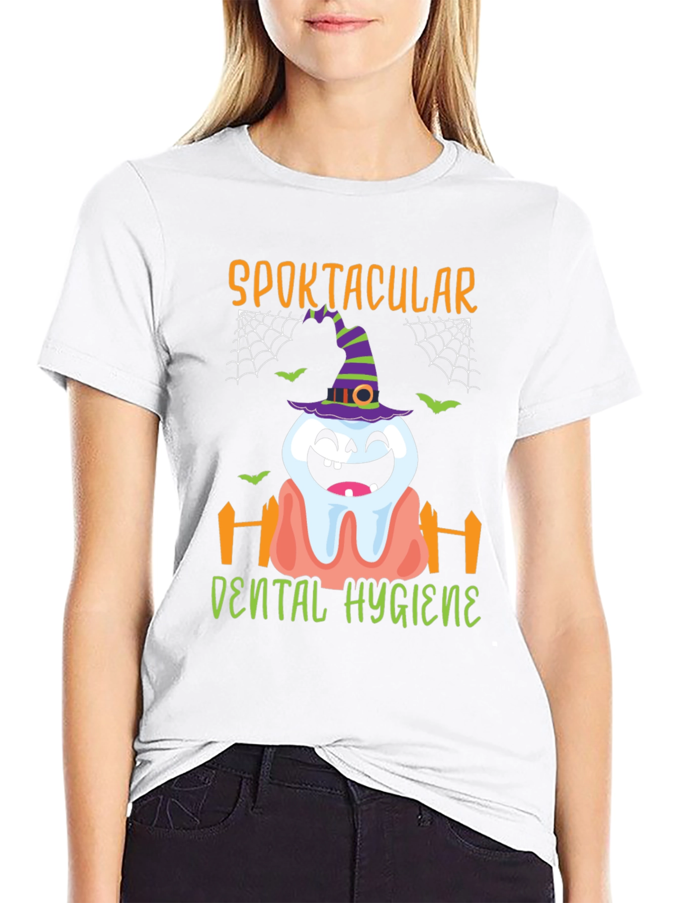 Camiseta Halloween Higiene Dental Espeluznante
