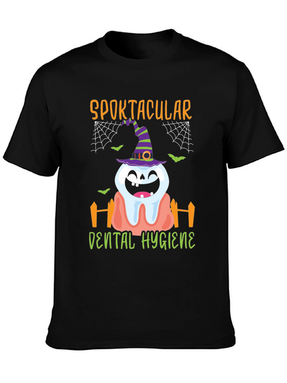 Camiseta Halloween Higiene Dental Espeluznante