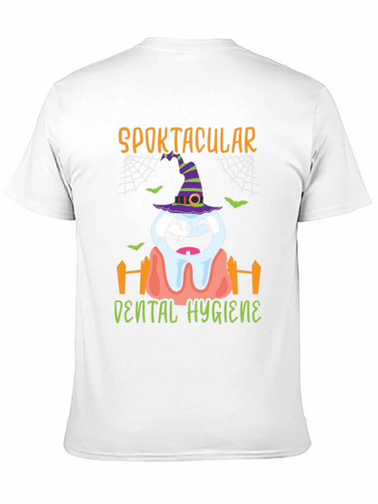 Camiseta Halloween Higiene Dental Espeluznante
