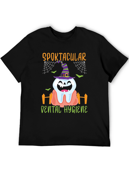 Camiseta Halloween Higiene Dental Espeluznante