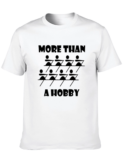 Camiseta Negra: Más que un Hobby - Remo