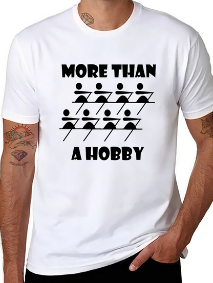 Camiseta Negra: Más que un Hobby - Remo