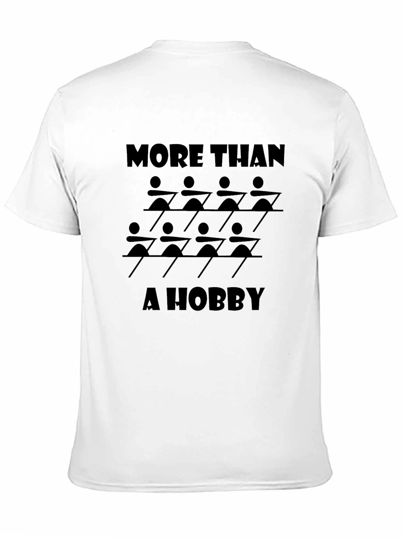 Camiseta Negra: Más que un Hobby - Remo