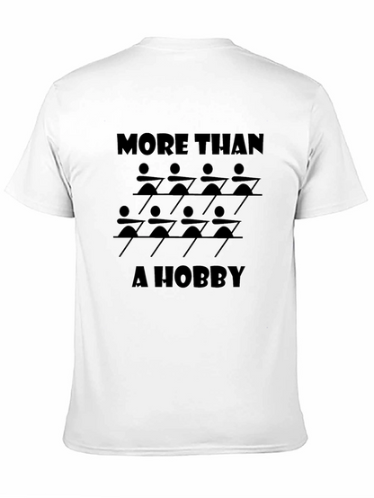 Camiseta Negra: Más que un Hobby - Remo
