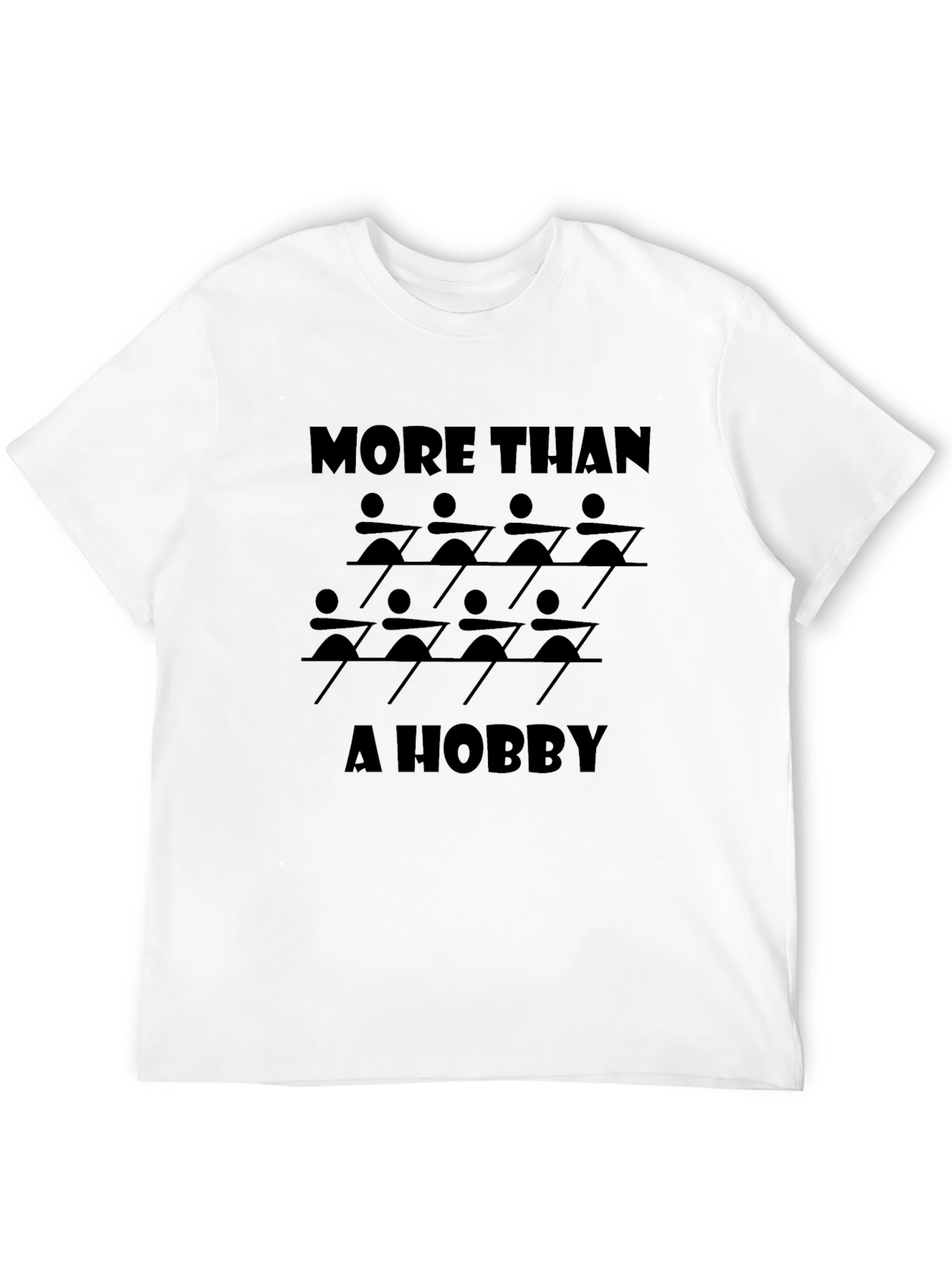 Camiseta Negra: Más que un Hobby - Remo
