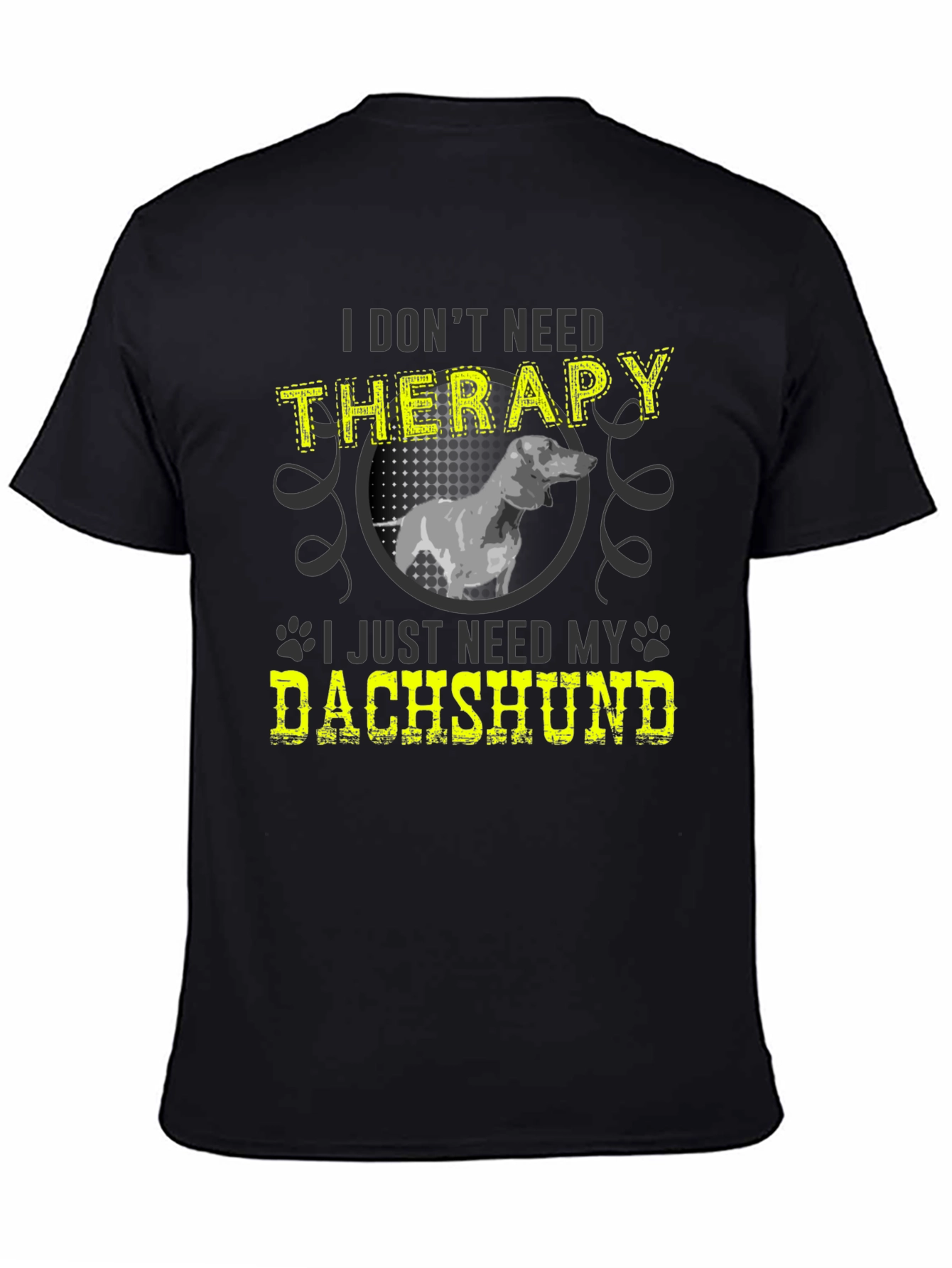 Camiseta Terapia con Dachshund