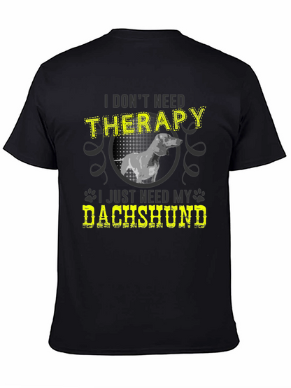 Camiseta Terapia con Dachshund