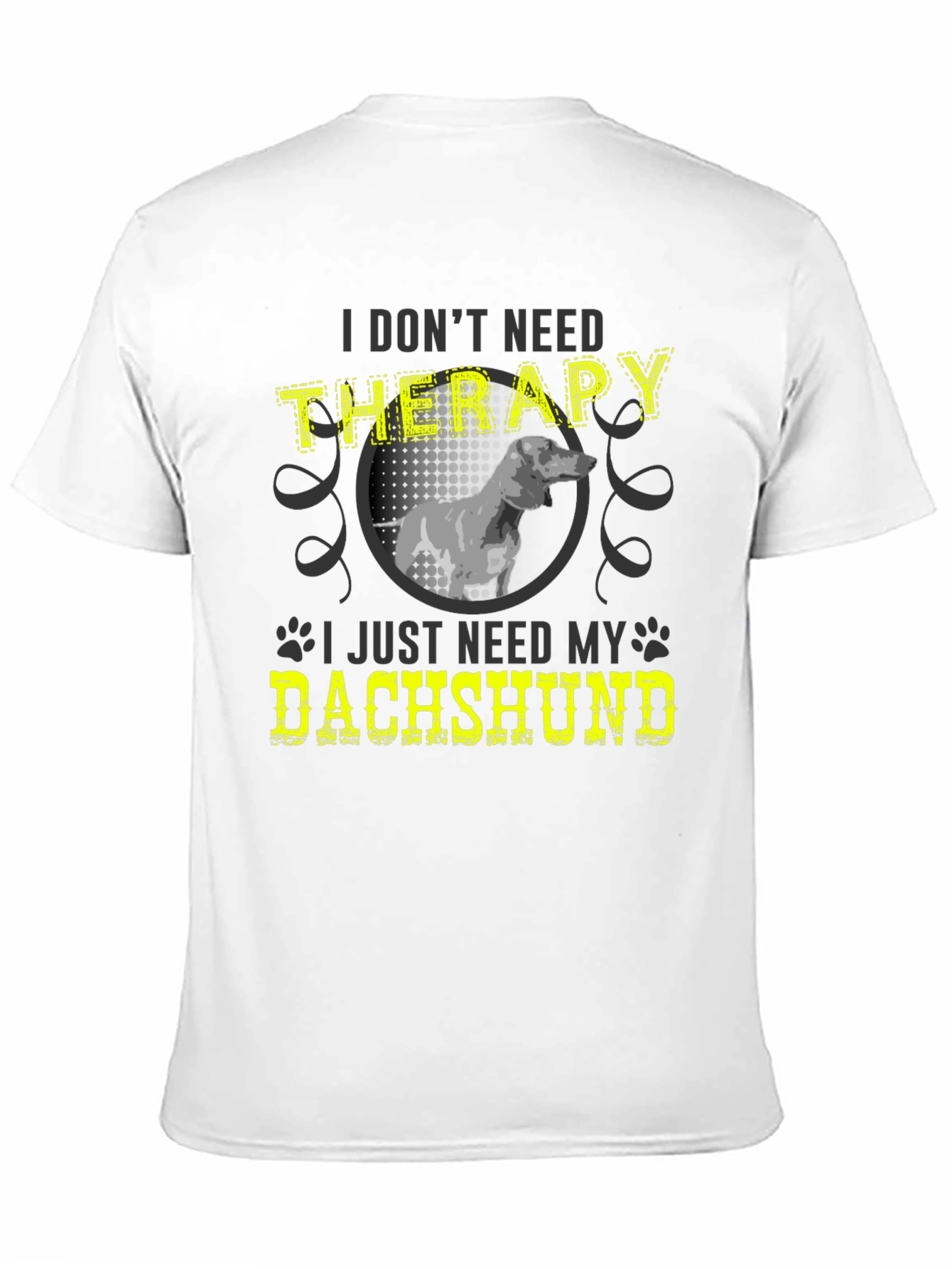 Camiseta Terapia con Dachshund