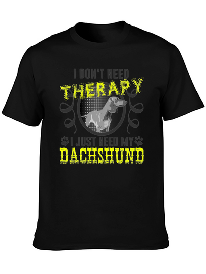 Camiseta Terapia con Dachshund