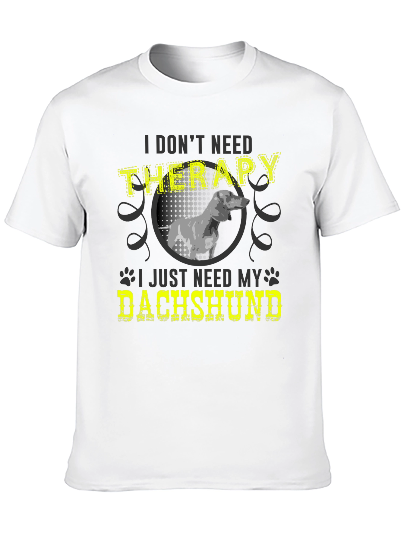 Camiseta Terapia con Dachshund