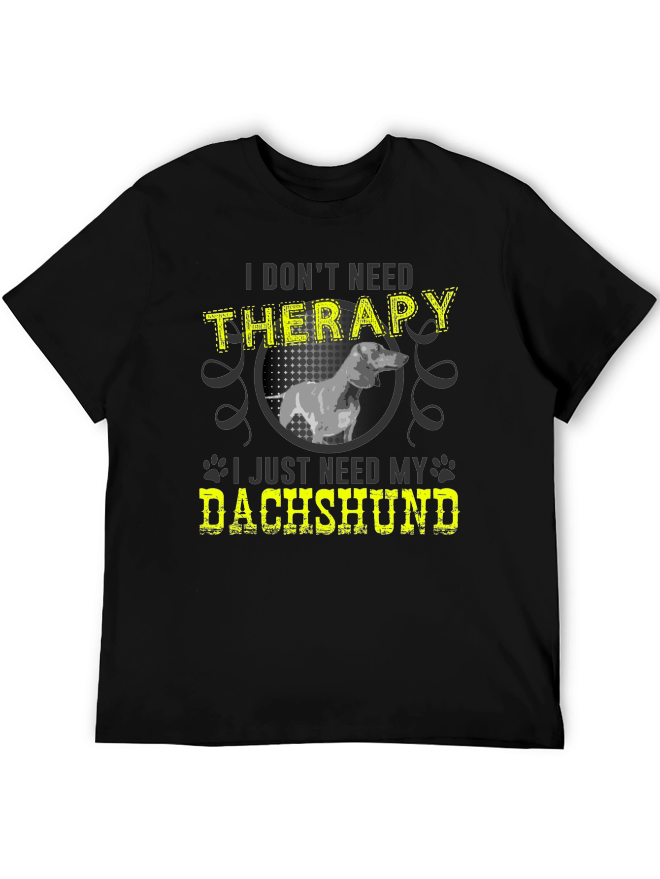 Camiseta Terapia con Dachshund