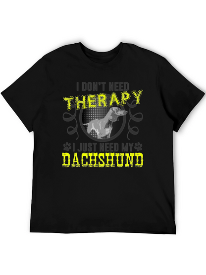 Camiseta Terapia con Dachshund