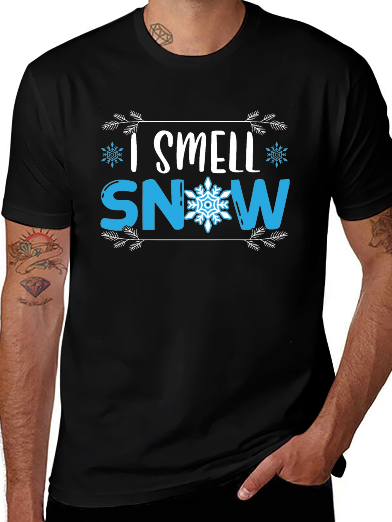Camiseta I Smell Snow Invierno