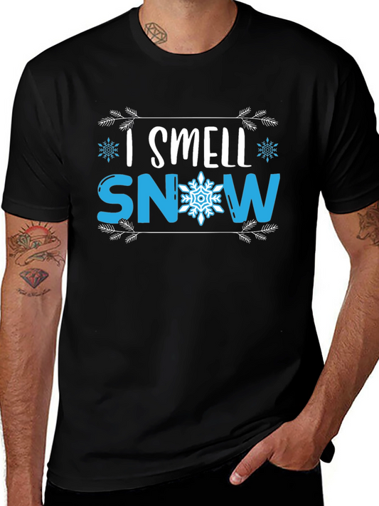Camiseta I Smell Snow Invierno