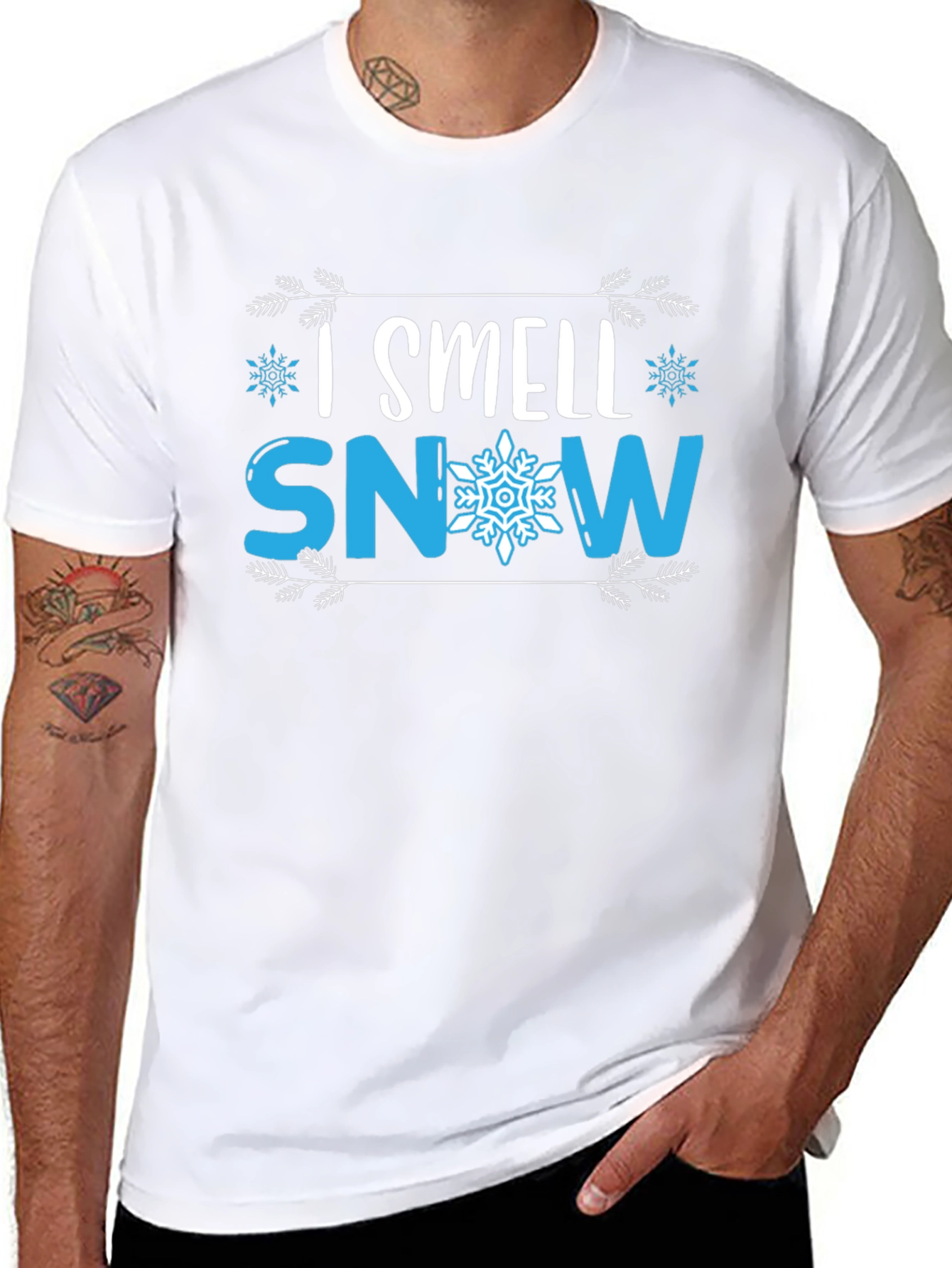 Camiseta I Smell Snow Invierno
