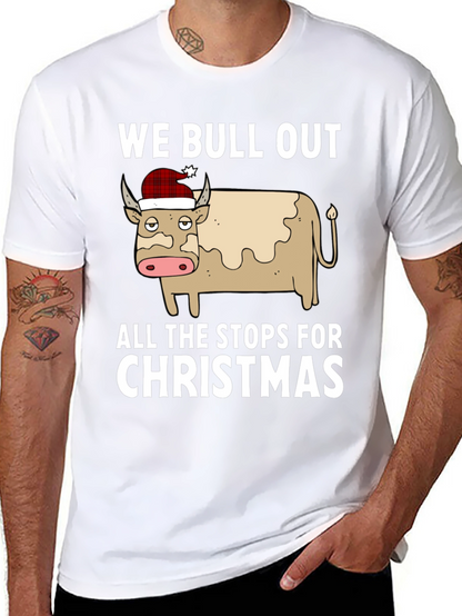 Camiseta Navideña We Bull Out