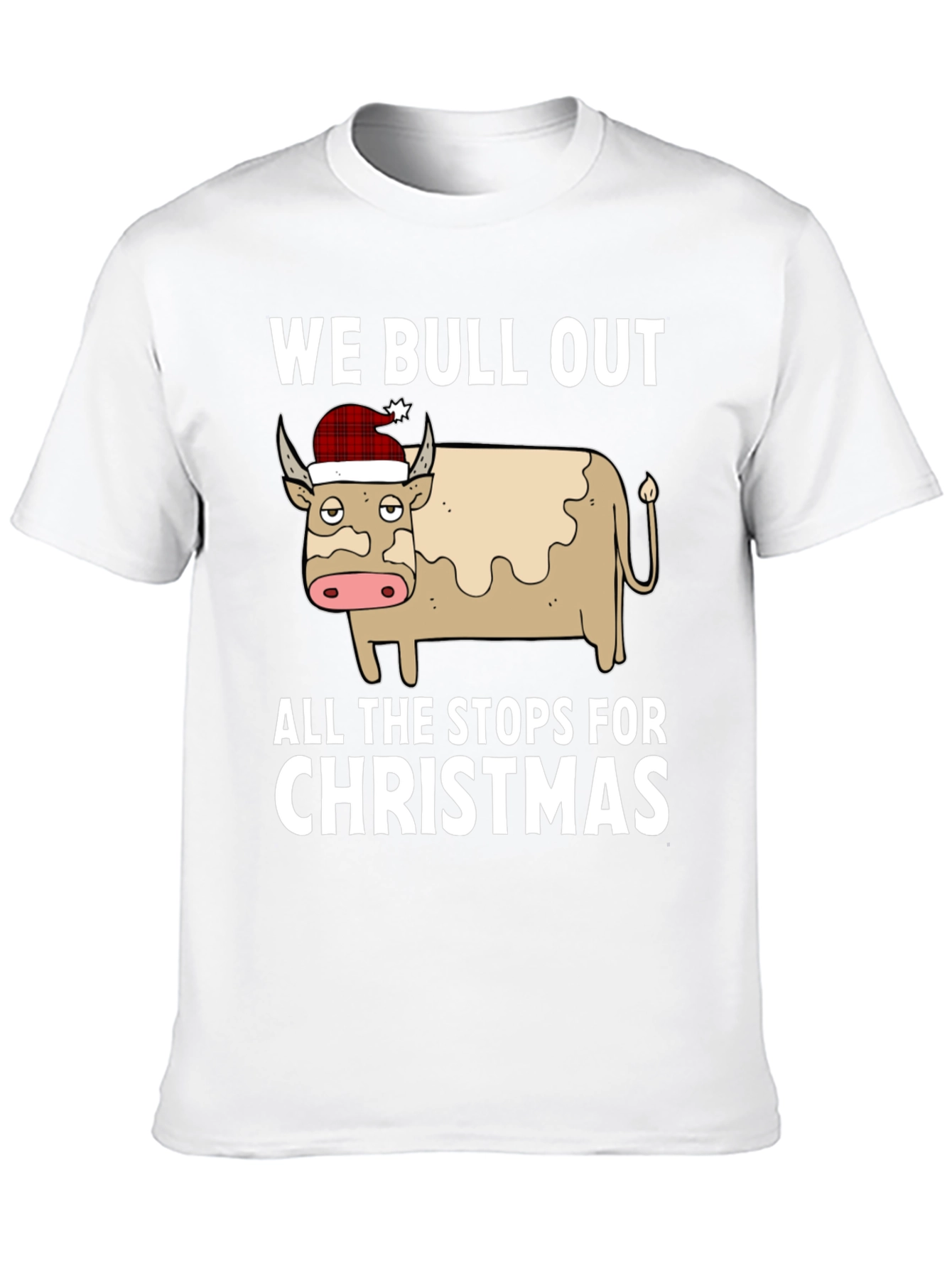 Camiseta Navideña We Bull Out