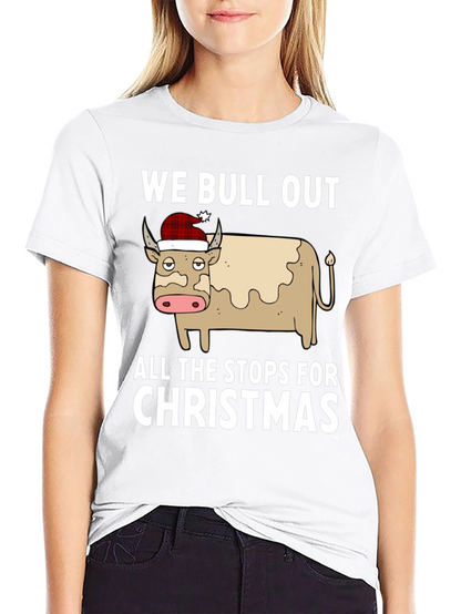 Camiseta Navideña We Bull Out