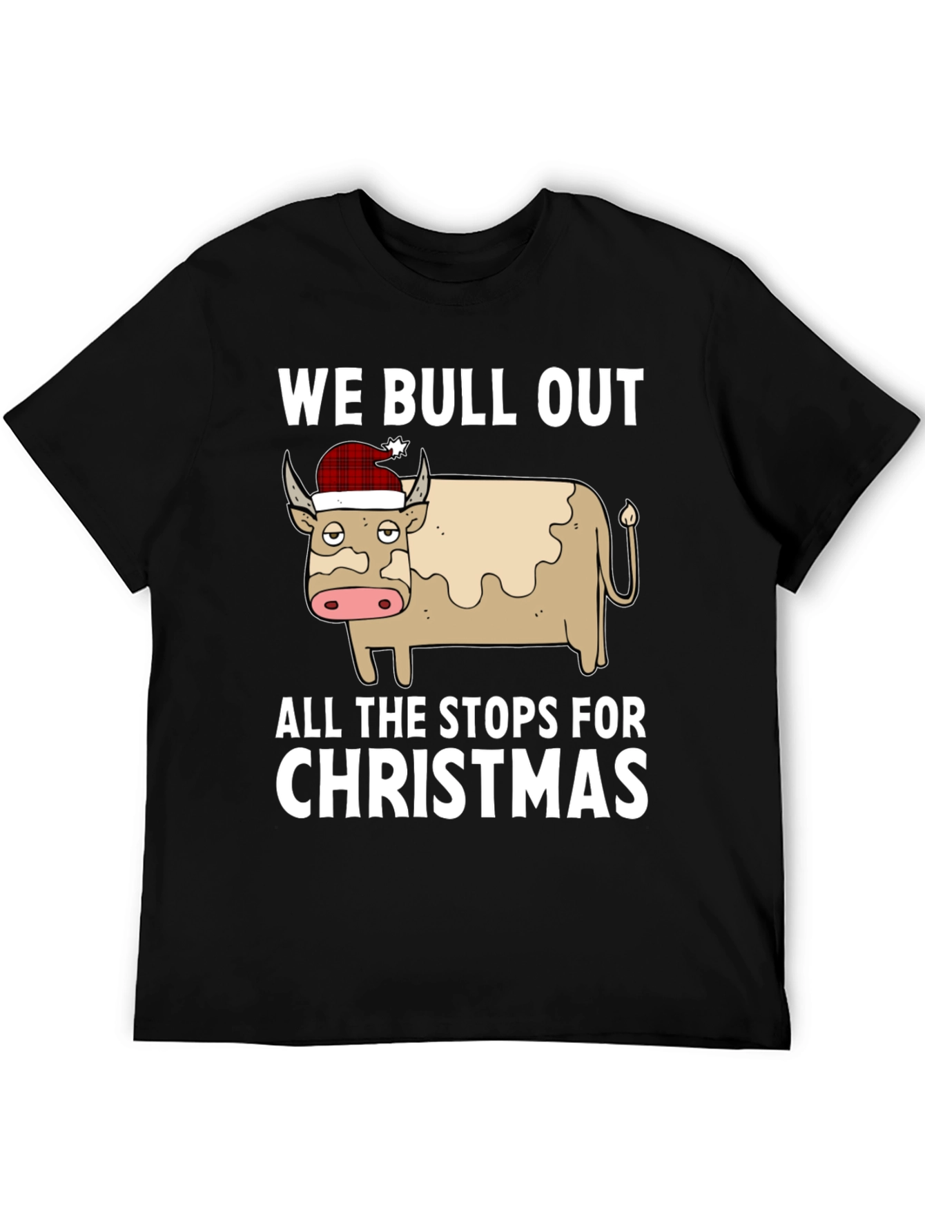 Camiseta Navideña We Bull Out