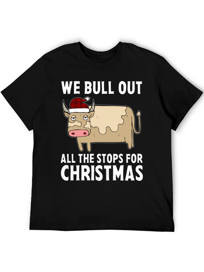 Camiseta Navideña We Bull Out