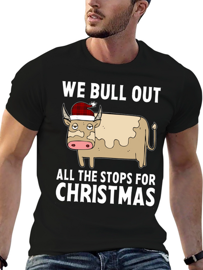 Camiseta Navideña We Bull Out