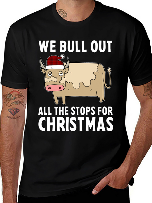 Camiseta Navideña We Bull Out