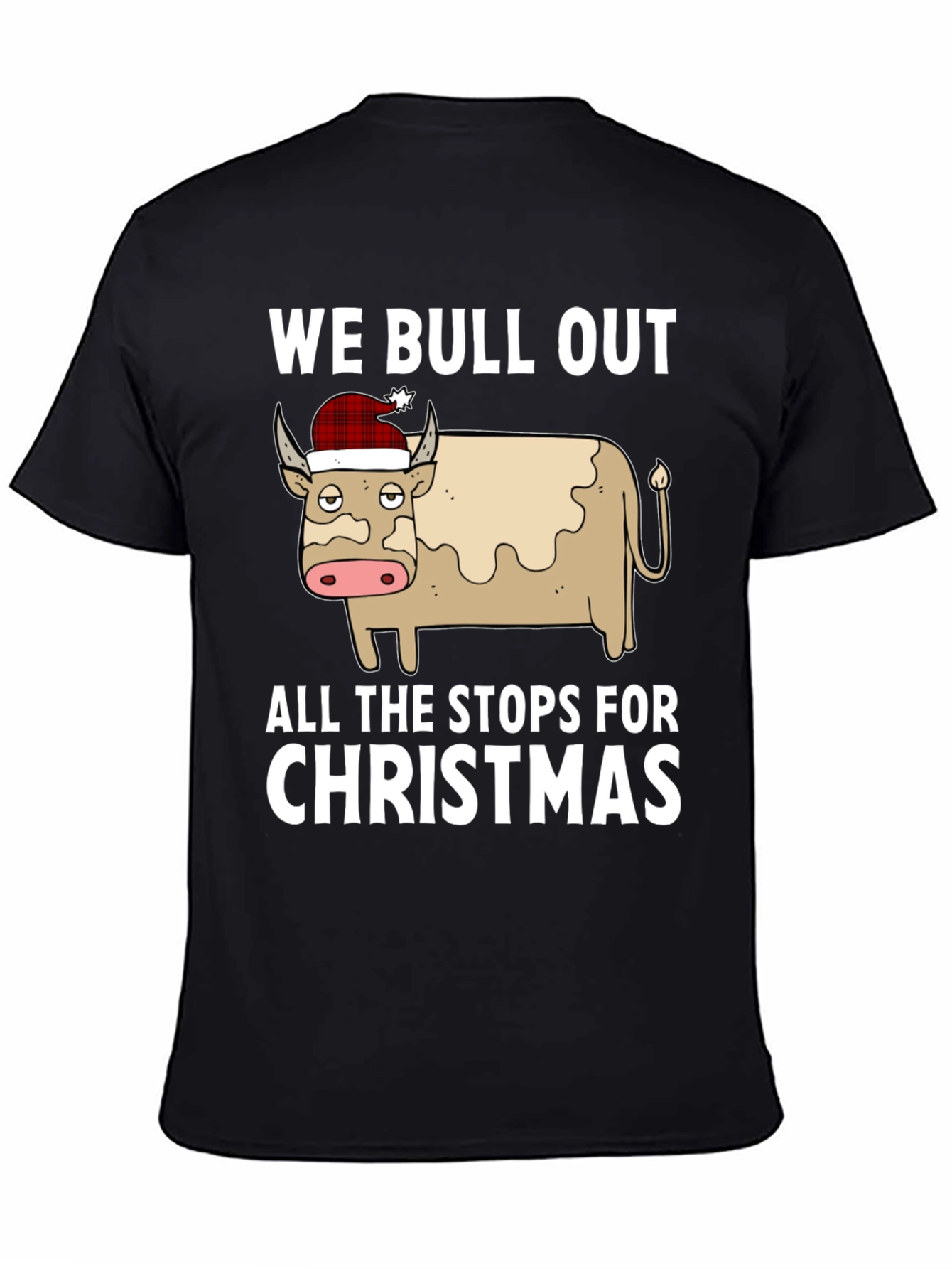 Camiseta Navideña We Bull Out