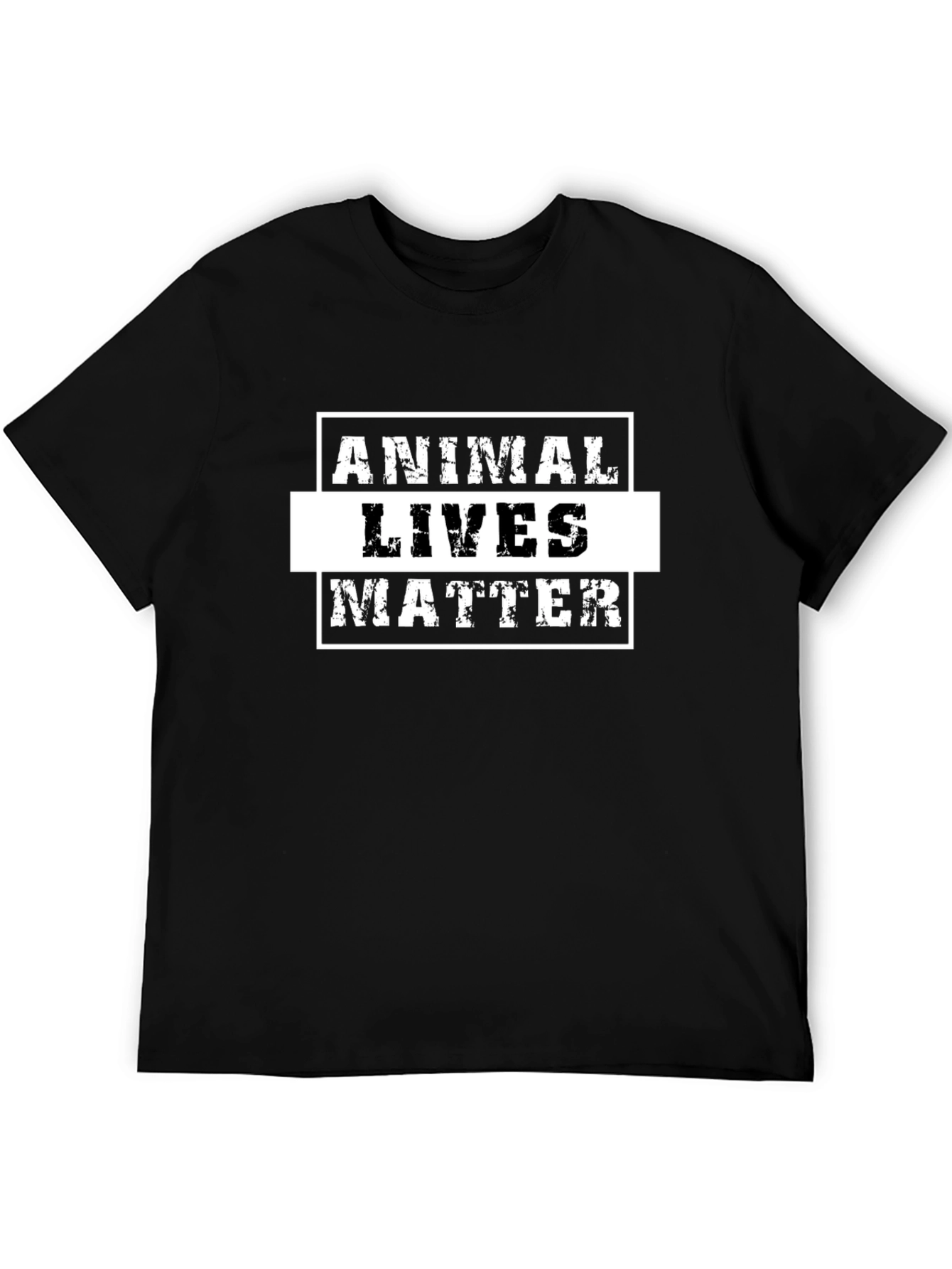 Camiseta Negra: Vidas Animales Importan