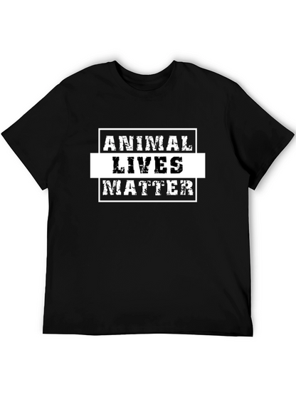 Camiseta Negra: Vidas Animales Importan