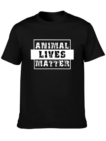 Camiseta Negra: Vidas Animales Importan